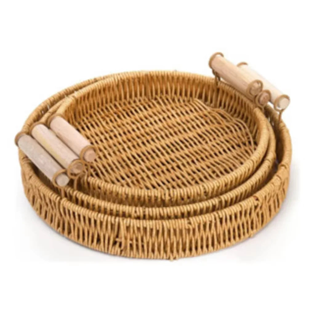 Conjunto de 3 bandejas/ cestas para organizar Azzura