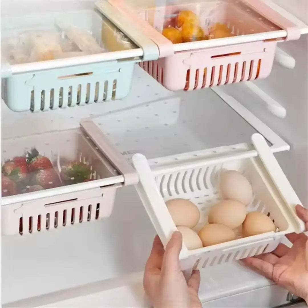 Organizador Multifuncional retrátil para geladeira Azzura