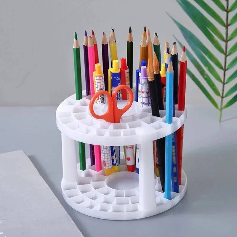 Porta-pincéis organizador de maquiagem