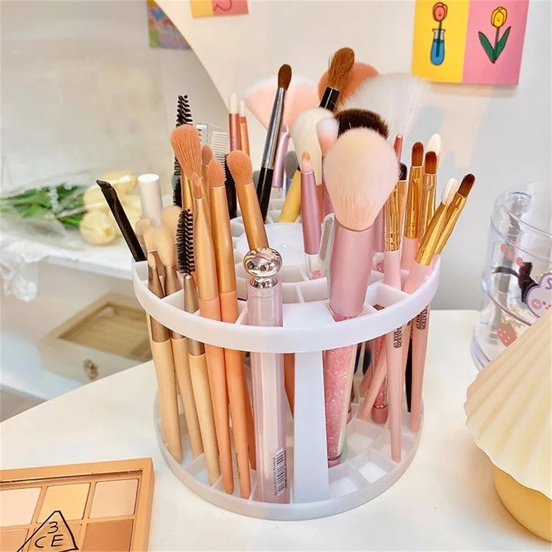 Porta-pincéis organizador de maquiagem