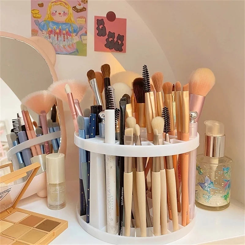 Porta-pincéis organizador de maquiagem