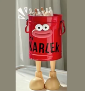 Suporte Para Canetas de Desenho Animado