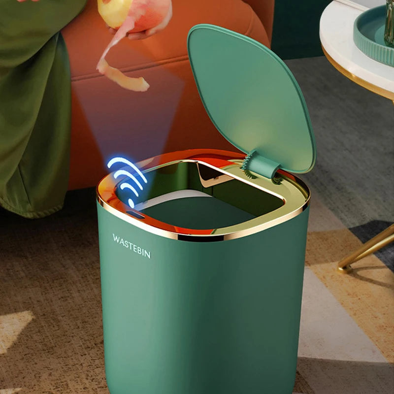 Lixeira com sensor inteligente