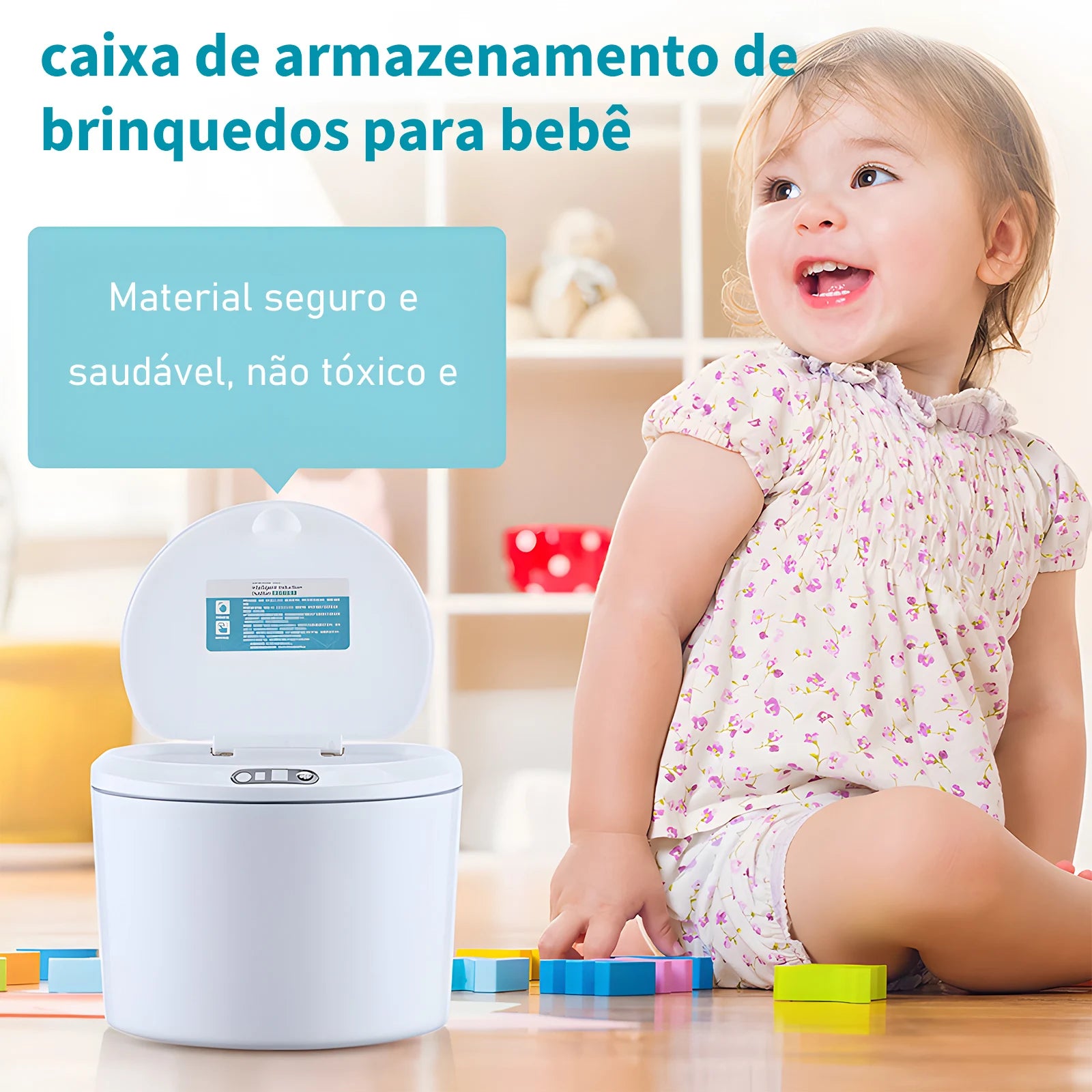 Lixeira com sensor infravermelho Azzura