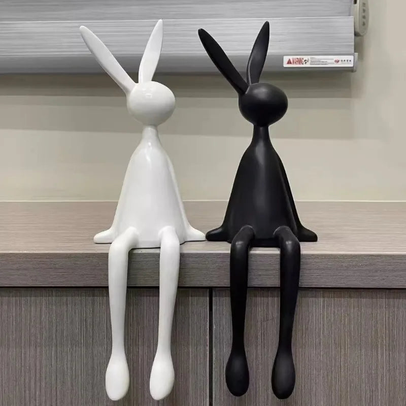 Ornamento de Coelho de luxo leve e sofisticado