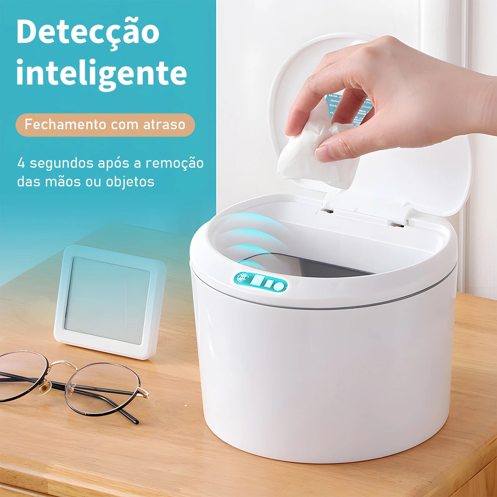 Lixeira com sensor infravermelho Azzura