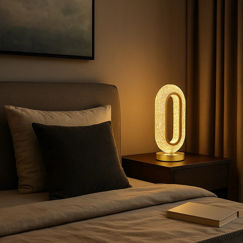 Luminária de Mesa Cristal LED