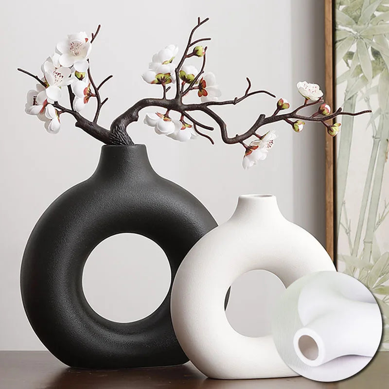 Vaso Minimalista Decoração Sala de Estar