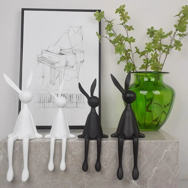 Ornamento de Coelho de luxo leve e sofisticado