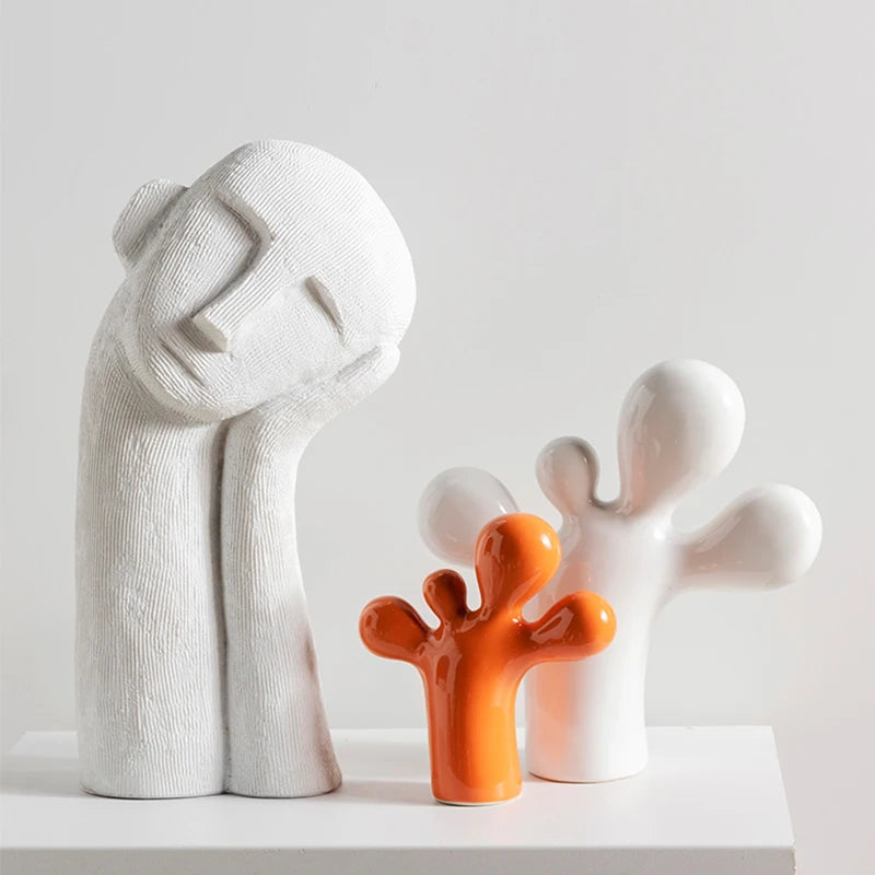 Escultura Cactus tipo bexiga em Poliresina