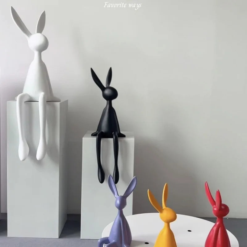 Ornamento de Coelho de luxo leve e sofisticado