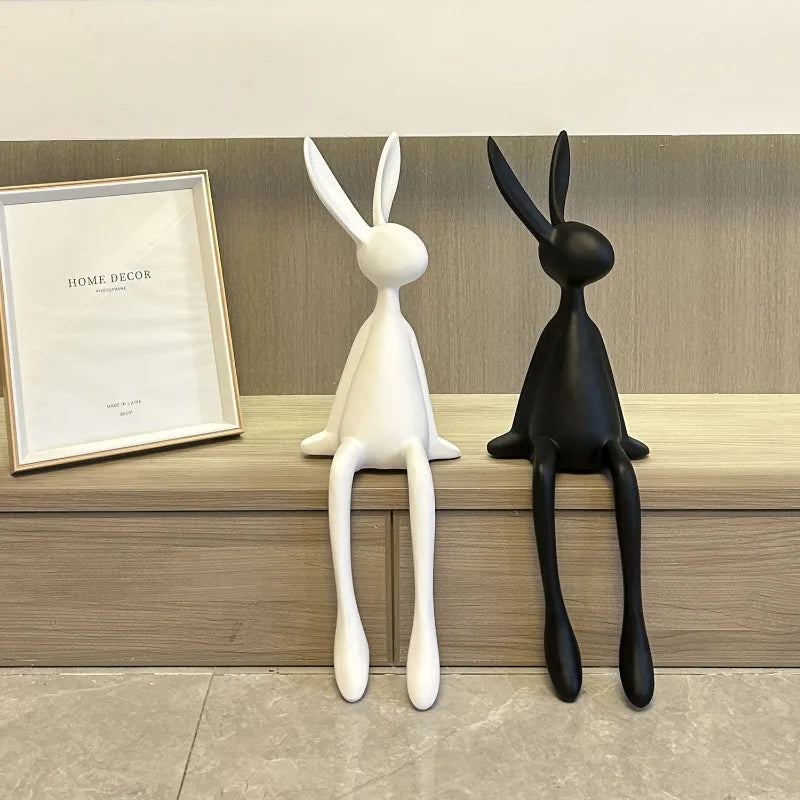 Ornamento de Coelho de luxo leve e sofisticado
