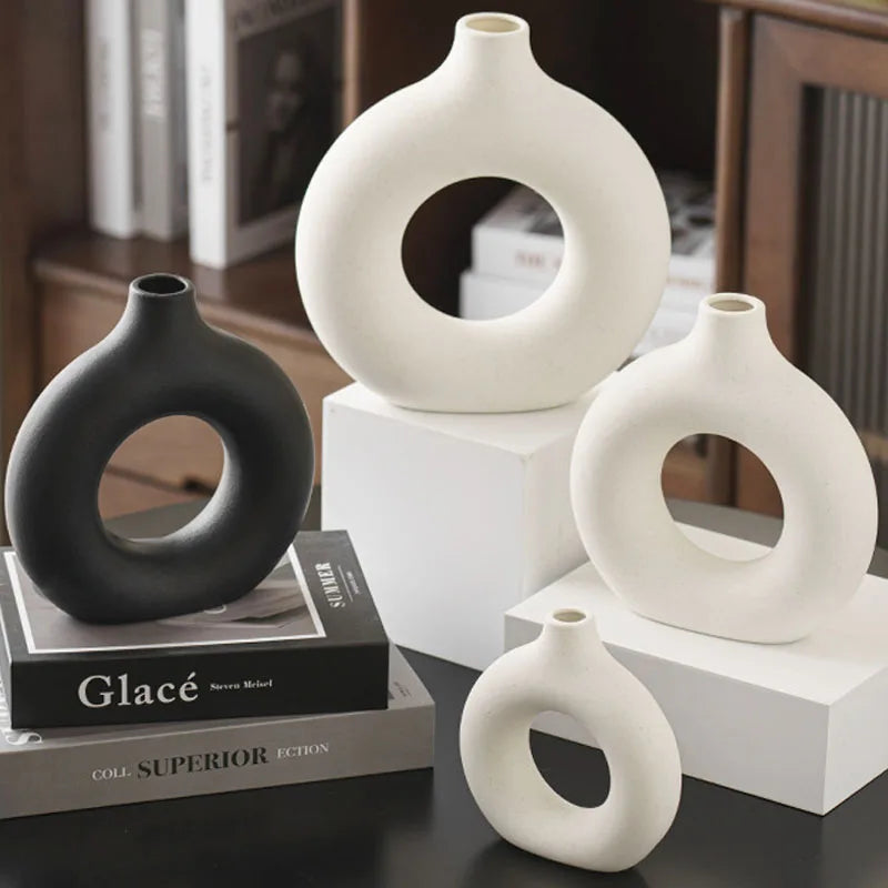Vaso Minimalista Decoração Sala de Estar