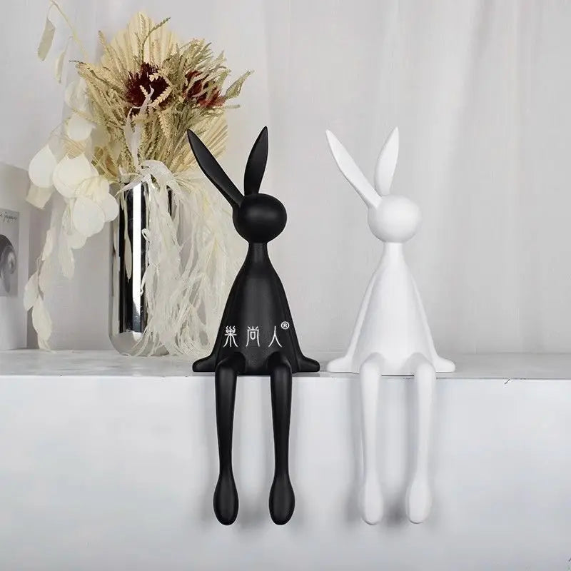 Ornamento de Coelho de luxo leve e sofisticado
