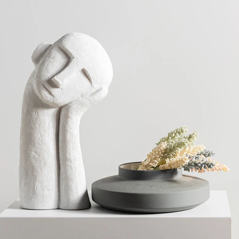 Escultura Cactus tipo bexiga em Poliresina