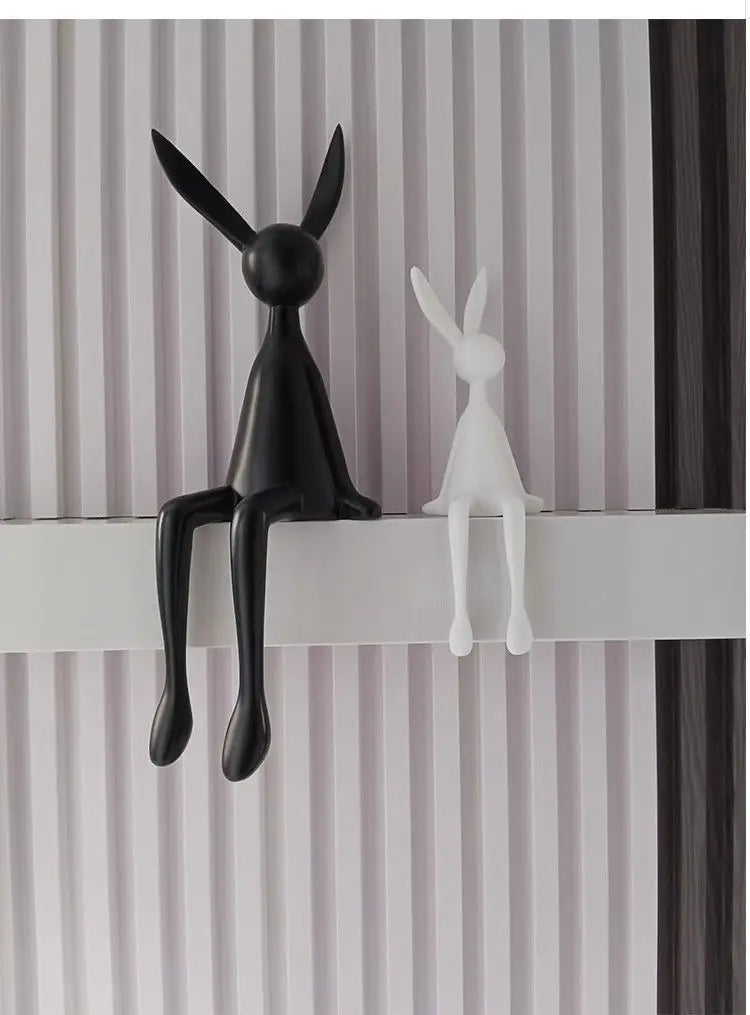 Ornamento de Coelho de luxo leve e sofisticado
