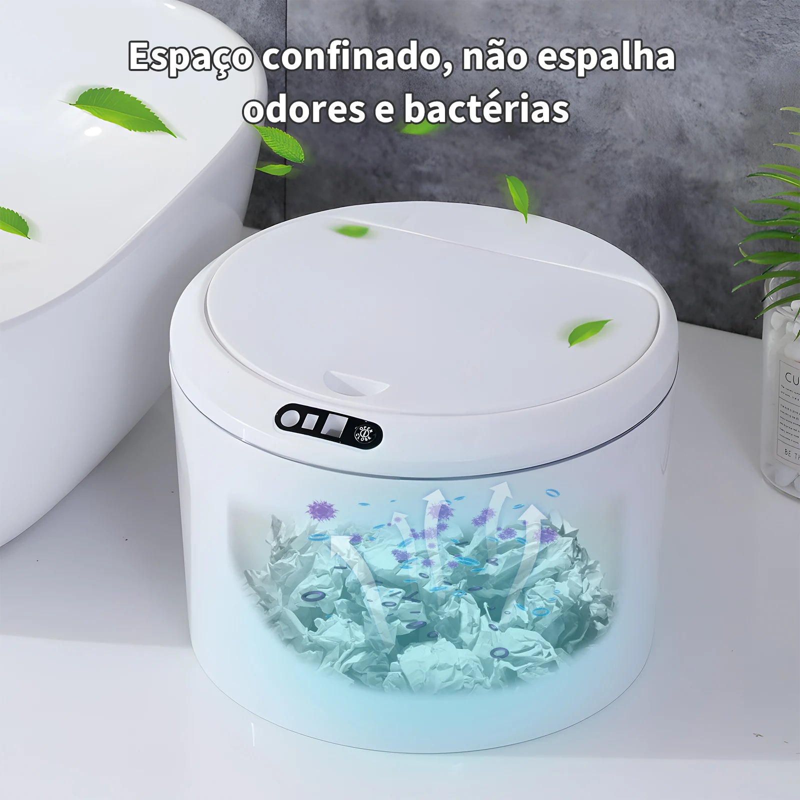 Lixeira com sensor infravermelho Azzura